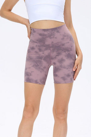 Warm-Up In Style Slim Fit High Waisted Sports Shorts - MXSTUDIO.COM