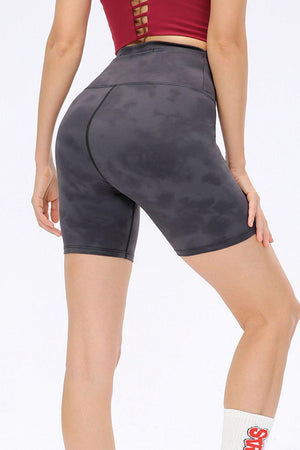 Warm-Up In Style Slim Fit High Waisted Sports Shorts - MXSTUDIO.COM