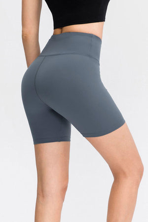 Warm-Up In Style Slim Fit High Waisted Sports Shorts - MXSTUDIO.COM