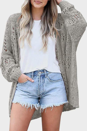 Wear All Year Round Open Knit Cardigan-MXSTUDIO.COM