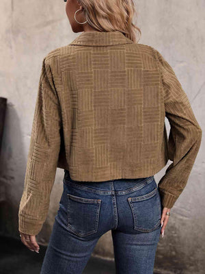 Wear Everywhere Collared Button Front Jacket-MXSTUDIO.COM