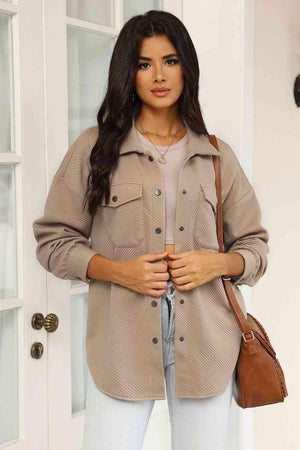 Wear Everywhere Snap Down Collared Jacket - MXSTUDIO.COM