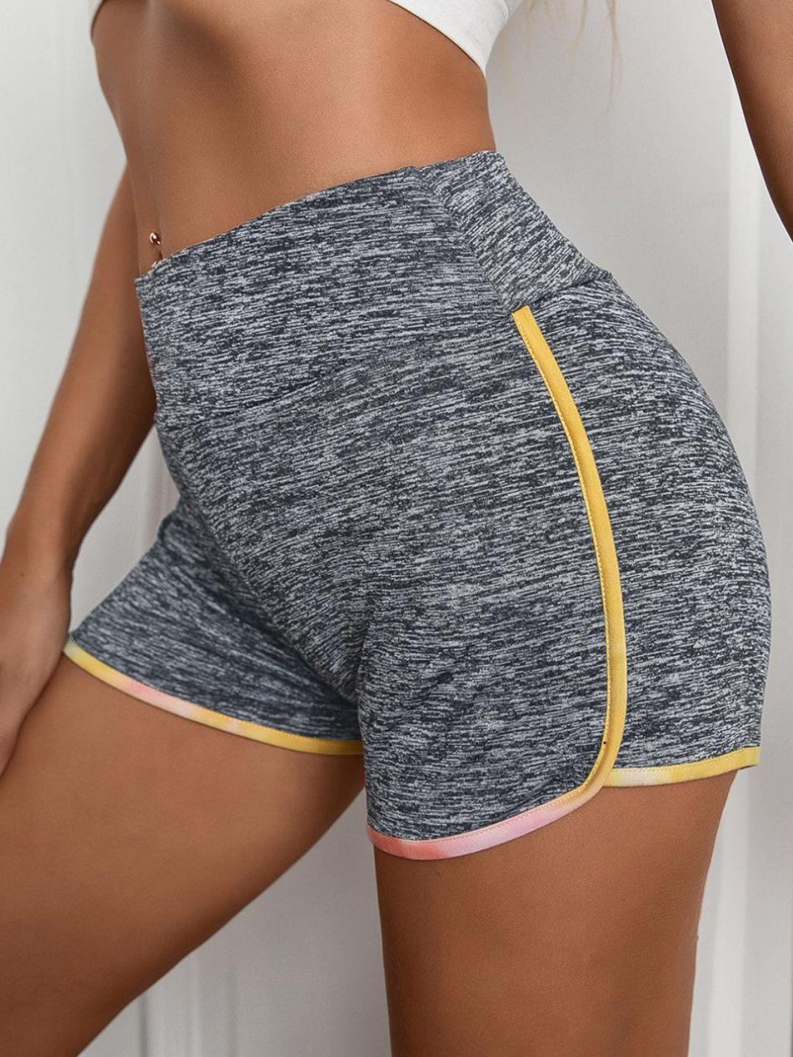 Well-Defined Curve High Waisted Spandex Shorts - MXSTUDIO.COM