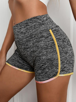 Well-Defined Curve High Waisted Spandex Shorts - MXSTUDIO.COM