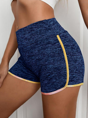Well-Defined Curve High Waisted Spandex Shorts - MXSTUDIO.COM