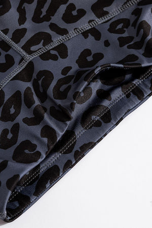 Wild And Free Leopard Print Yoga Set - MXSTUDIO.COM