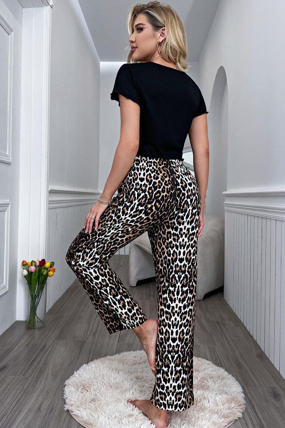 Wild And Trimmed Loungewear Set - MXSTUDIO.COM
