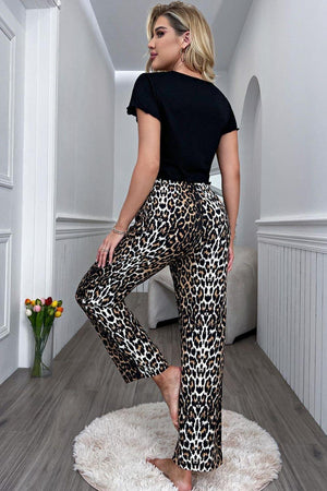 Wild And Trimmed Loungewear Set - MXSTUDIO.COM