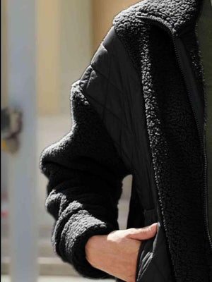 Winter Chic Zip Up Fuzzy Jacket - MXSTUDIO.COM