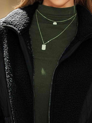 Winter Chic Zip Up Fuzzy Jacket - MXSTUDIO.COM