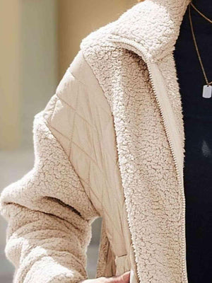 Winter Chic Zip Up Fuzzy Jacket - MXSTUDIO.COM