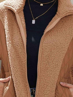 Winter Chic Zip Up Fuzzy Jacket - MXSTUDIO.COM