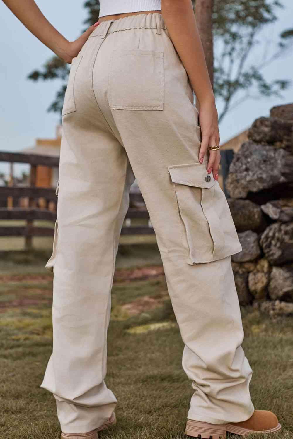 Yesteryear Vibe Relaxed Fit Cargo Pants - MXSTUDIO.COM