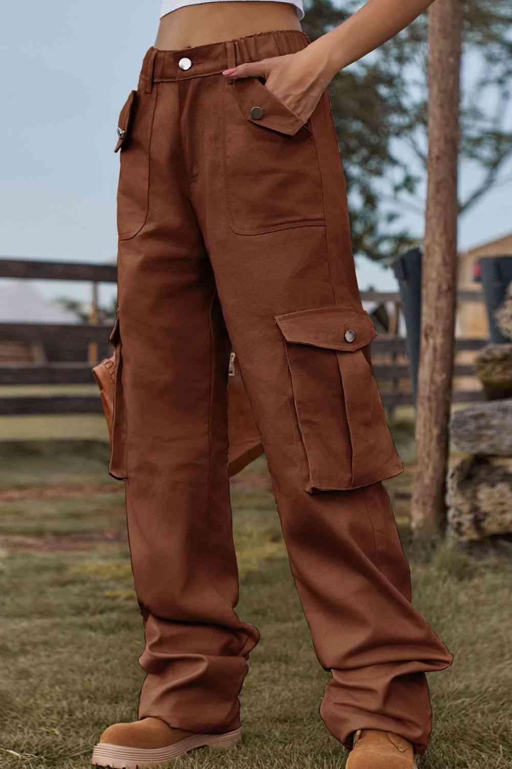 Yesteryear Vibe Relaxed Fit Cargo Pants - MXSTUDIO.COM