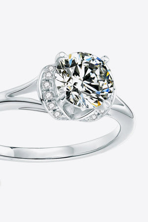 Zest For Life 1 Carat Split Shank Moissanite Ring - MXSTUDIO.COM