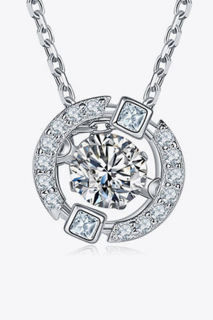Zircon Accents Moissanite Necklace Womens - MXSTUDIO.COM