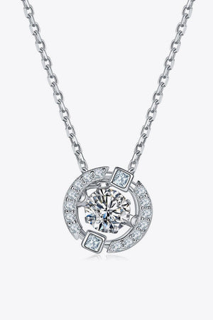 Zircon Accents Moissanite Necklace Womens - MXSTUDIO.COM