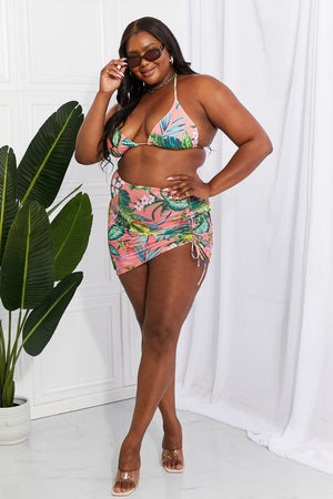 Beach Bum Sarong and Plus Size High Cut Bikini - MXSTUDIO.COM