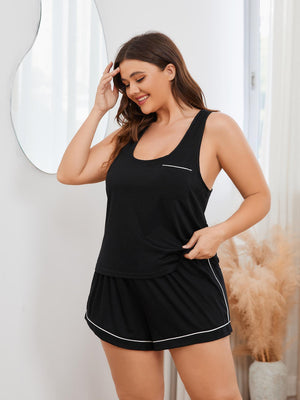 Comfort Haven Plus Size Lounge Set - MXSTUDIO.COM