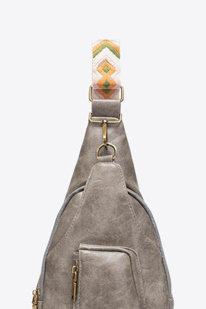 Hassle-Free Getaway PU Leather Sling Bag - MXSTUDIO.COM