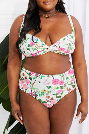 Living In Paradise Plus Size Floral Bikini - MXSTUDIO.COM