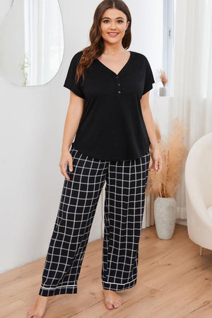 Plus Size Comfort Perfection Loungewear Set - MXSTUDIO.COM