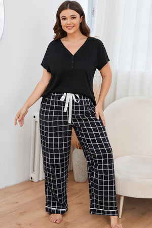 Plus Size Comfort Perfection Loungewear Set - MXSTUDIO.COM