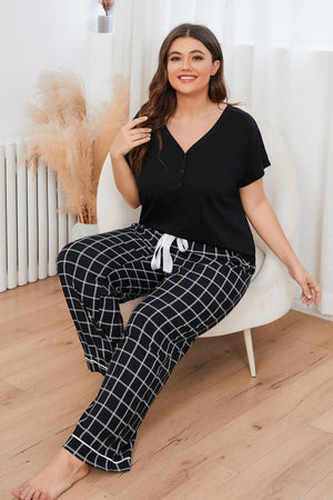 Plus Size Comfort Perfection Loungewear Set - MXSTUDIO.COM