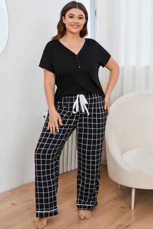 Plus Size Comfort Perfection Loungewear Set - MXSTUDIO.COM