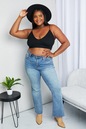 Plus Size Seamless Comfort Textured Bralette - MXSTUDIO.COM