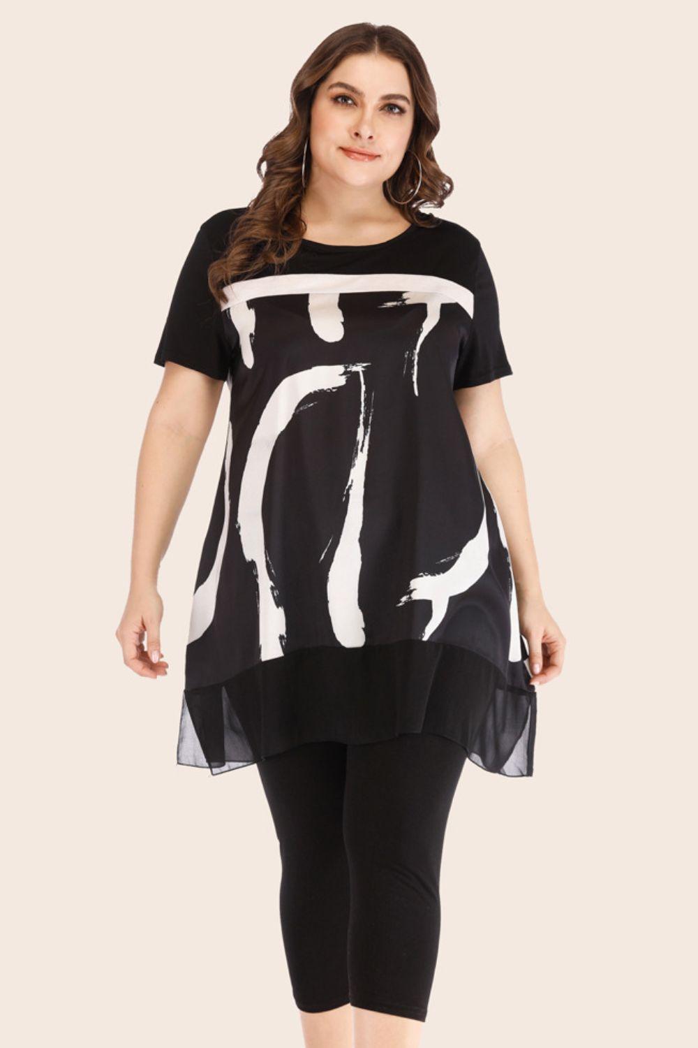 Soft and Snug Plus Size Lounge Set - MXSTUDIO.COM