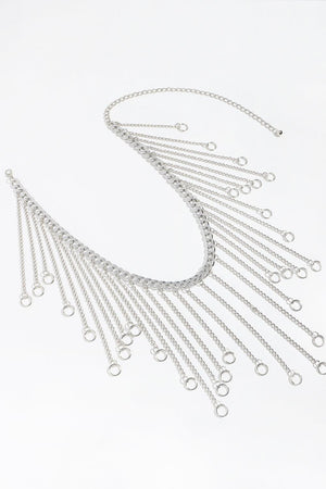 Eye-Catching Fringe Accent Women Chain Belt - MXSTUDIO.COM