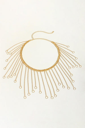 Eye-Catching Fringe Accent Women Chain Belt - MXSTUDIO.COM