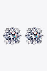 0.6 Carat Minimalist Moissanite Stud Earrings - MXSTUDIO.COM