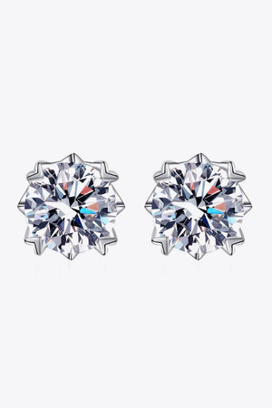 0.6 Carat Minimalist Moissanite Stud Earrings - MXSTUDIO.COM