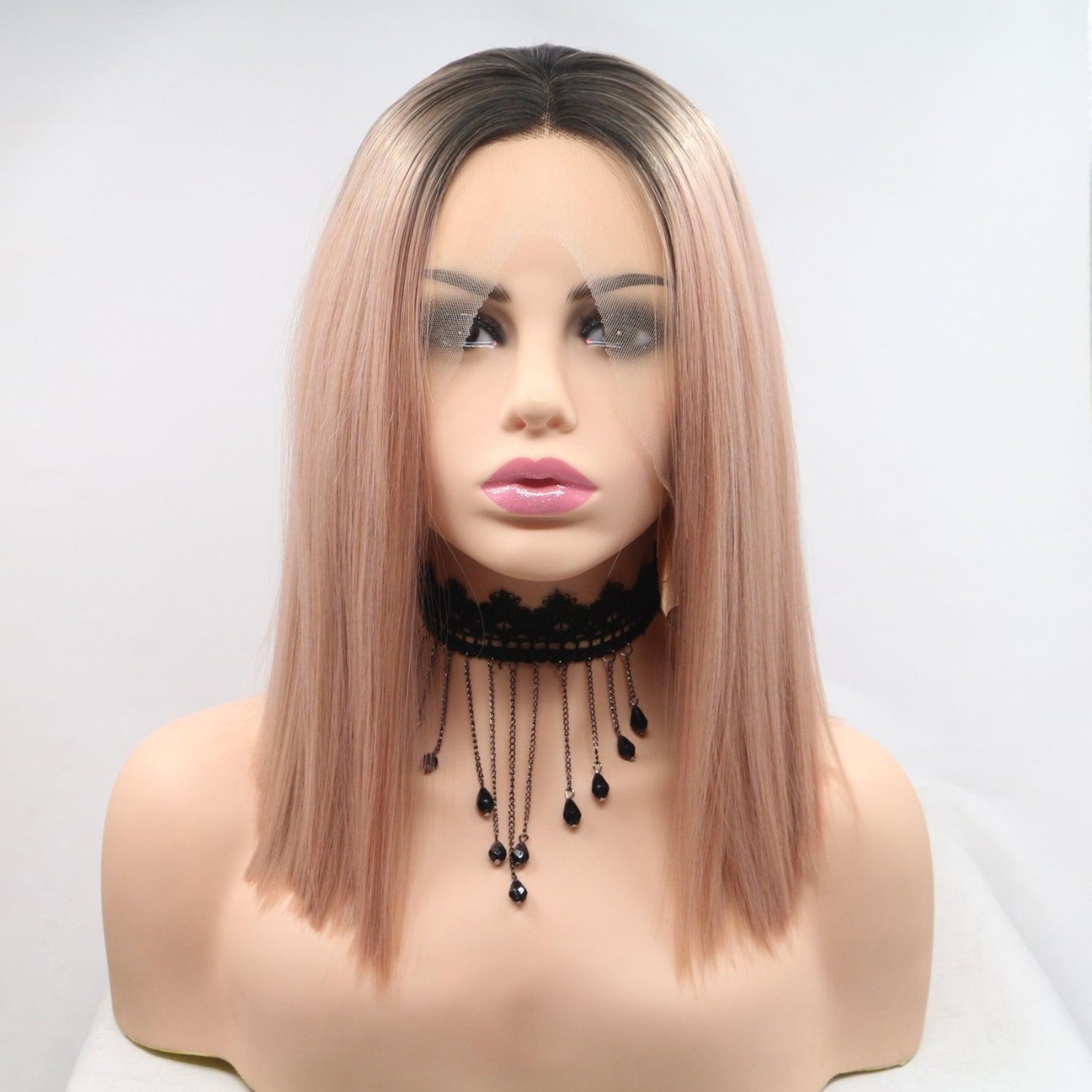 a mannequin head with a necklace and choker