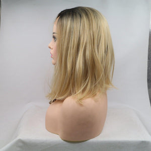 a blonde wig on a mannequin head
