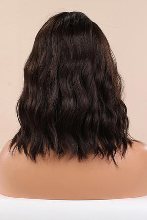 12'' Realistic Black Wavy Full-Machine Wig - MXSTUDIO.COM