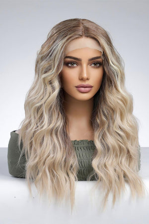 24'' Blonde Ombre Long Wave Lace Front Wig - MXSTUDIO.COM