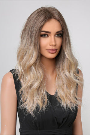 24" Blonde Ombre Wavy Lace Front Wigs - MXSTUDIO.COM