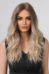 24" Blonde Ombre Wavy Lace Front Wigs - MXSTUDIO.COM