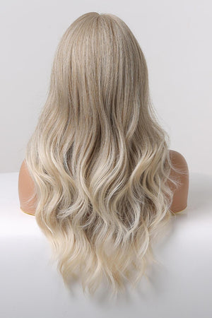 24" Medium Blonde Wavy Lace Front Wig - MXSTUDIO.COM