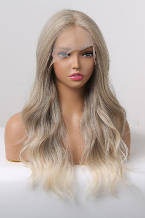 24" Medium Blonde Wavy Lace Front Wig - MXSTUDIO.COM