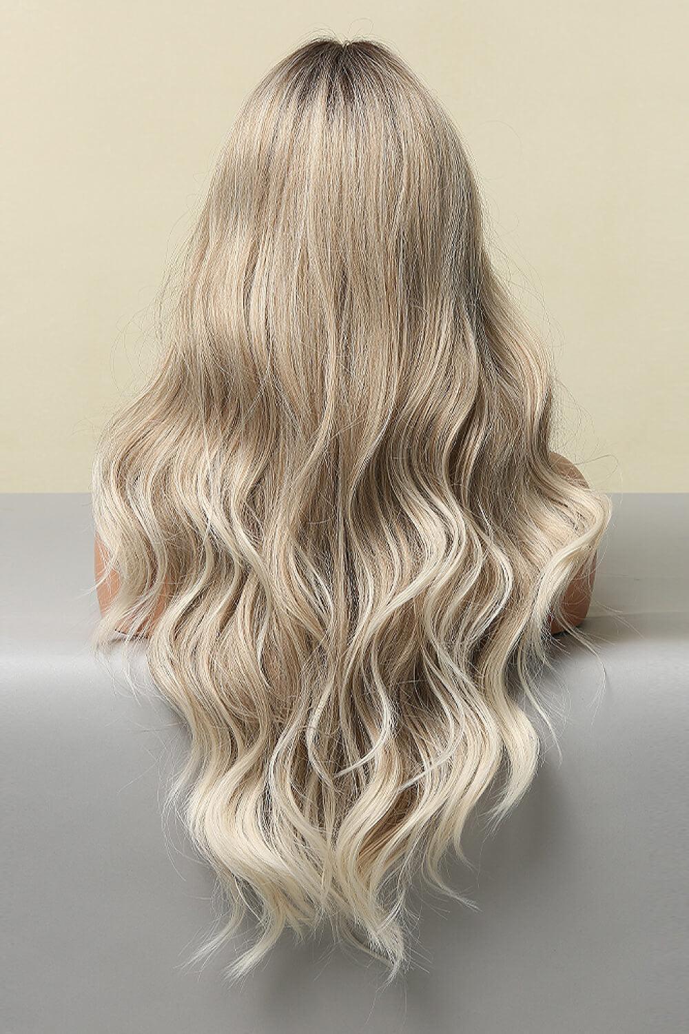 26'' Blonde Balayage Wave Full Machine Wig - MXSTUDIO.COM