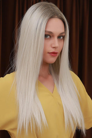 26" Blonde Straight Lace Front Wig - MXSTUDIO.COM