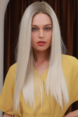 26" Blonde Straight Lace Front Wig - MXSTUDIO.COM