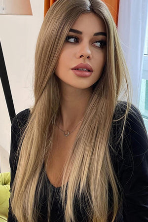 26" Realistic Long Straight Lace Front Wig - MXSTUDIO.COM