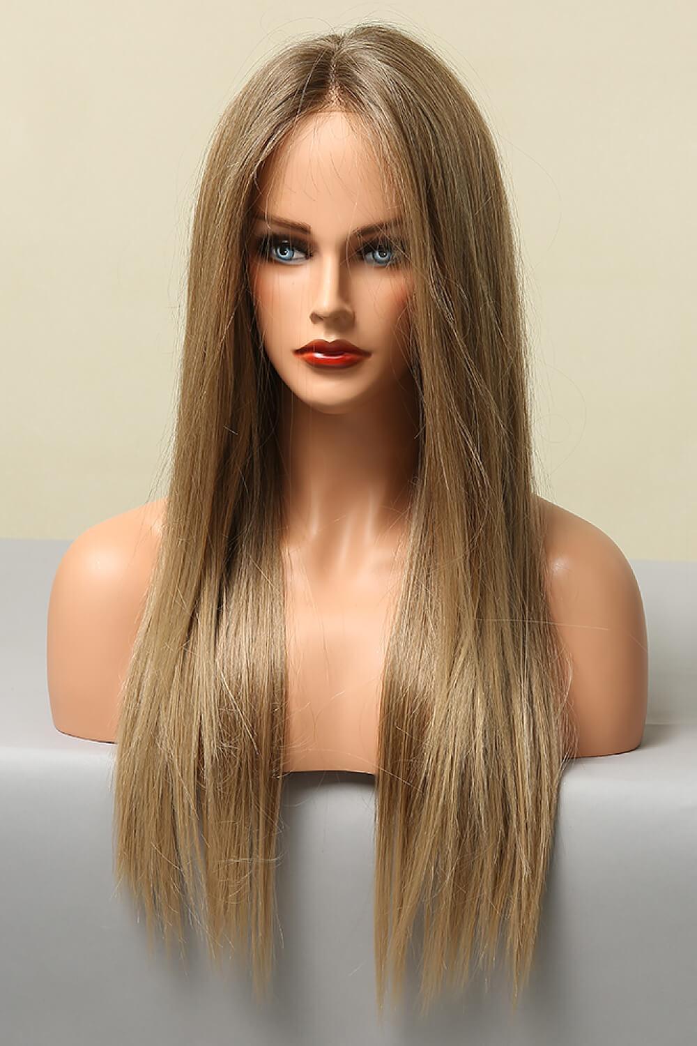 26" Realistic Long Straight Lace Front Wig - MXSTUDIO.COM