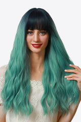 26" Seafoam Ombre Wavy Full-Machine Wig - MXSTUDIO.COM