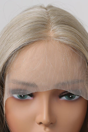 27" Blonde Long Straight Lace Front Wig - MXSTUDIO.COM